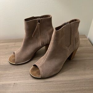 Toms Peep Toe Booties